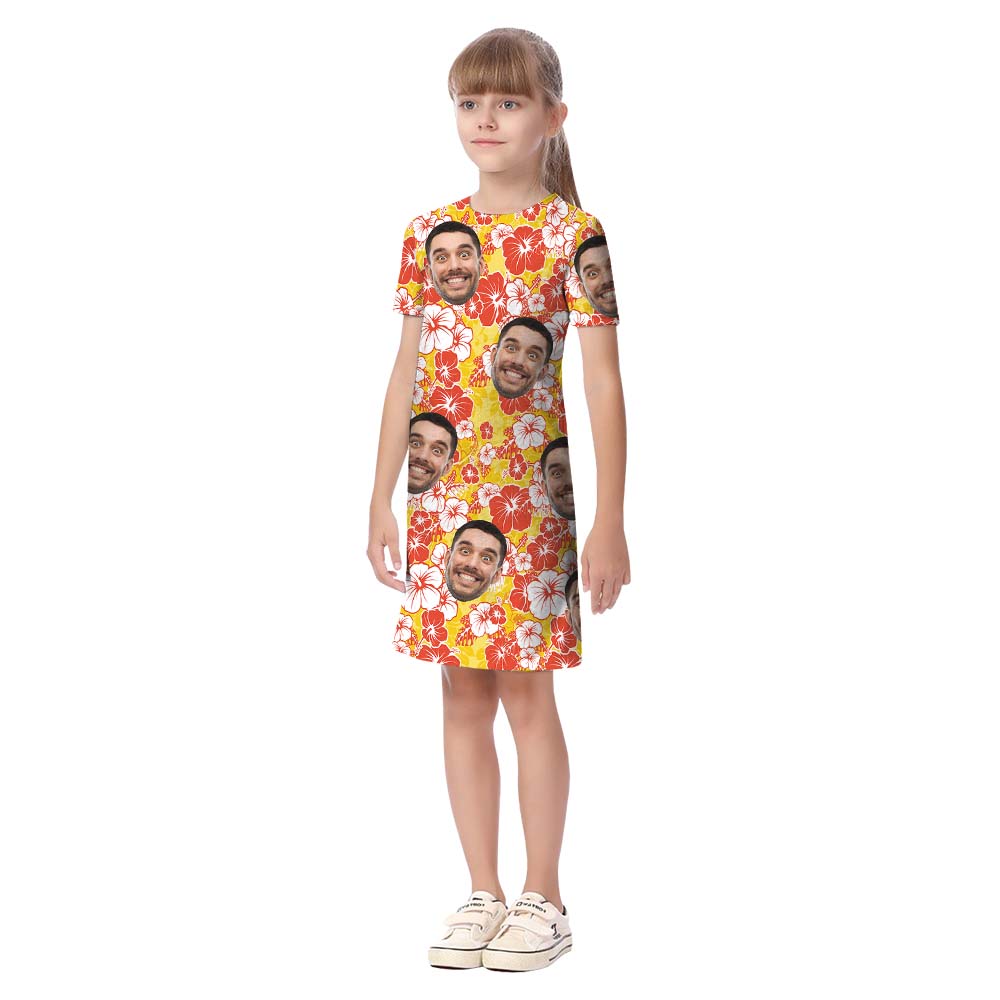 Floral Custom Matching Hawaiian Outfit With Multiple Faces