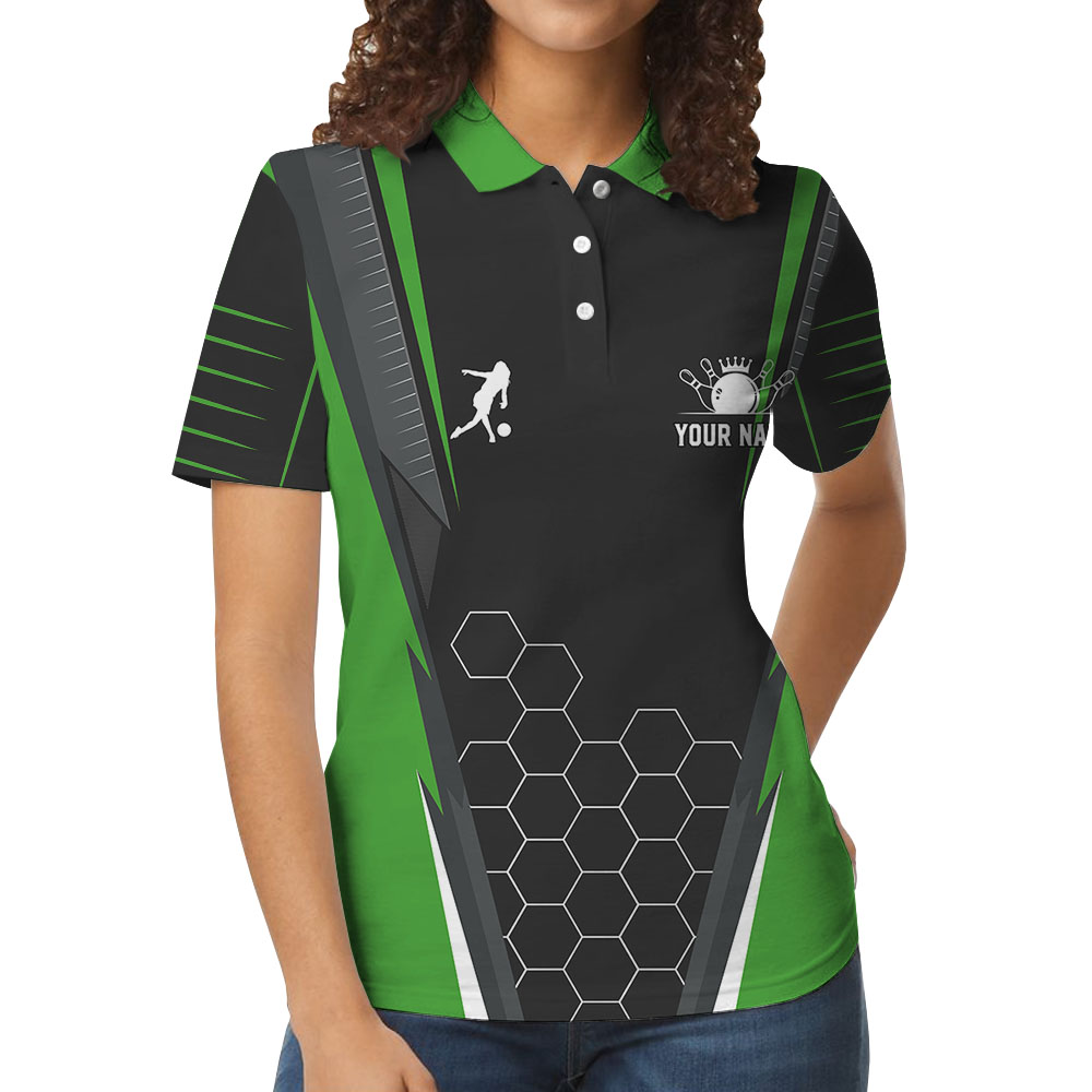 Green Bowling Queen Team Women's Polos - variant image 1