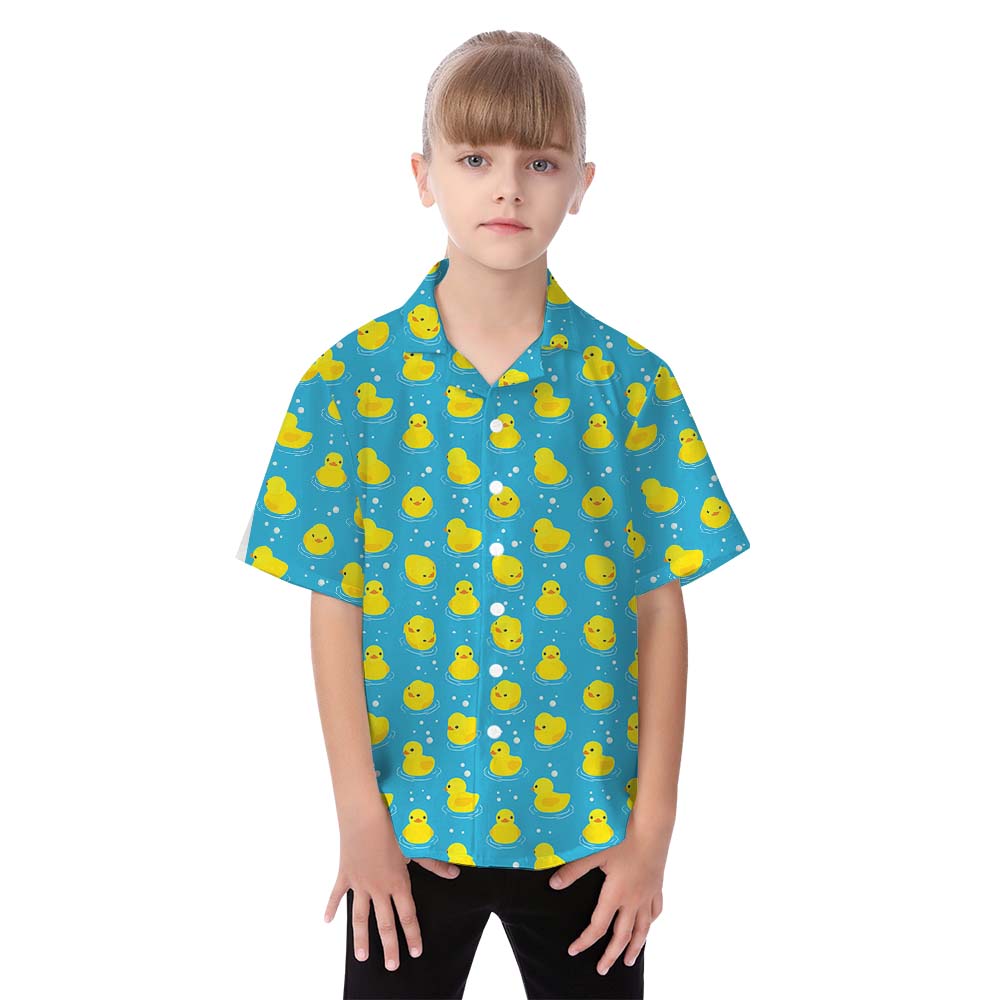 Cool Rubber Duck Hawaiian Shirts For Family