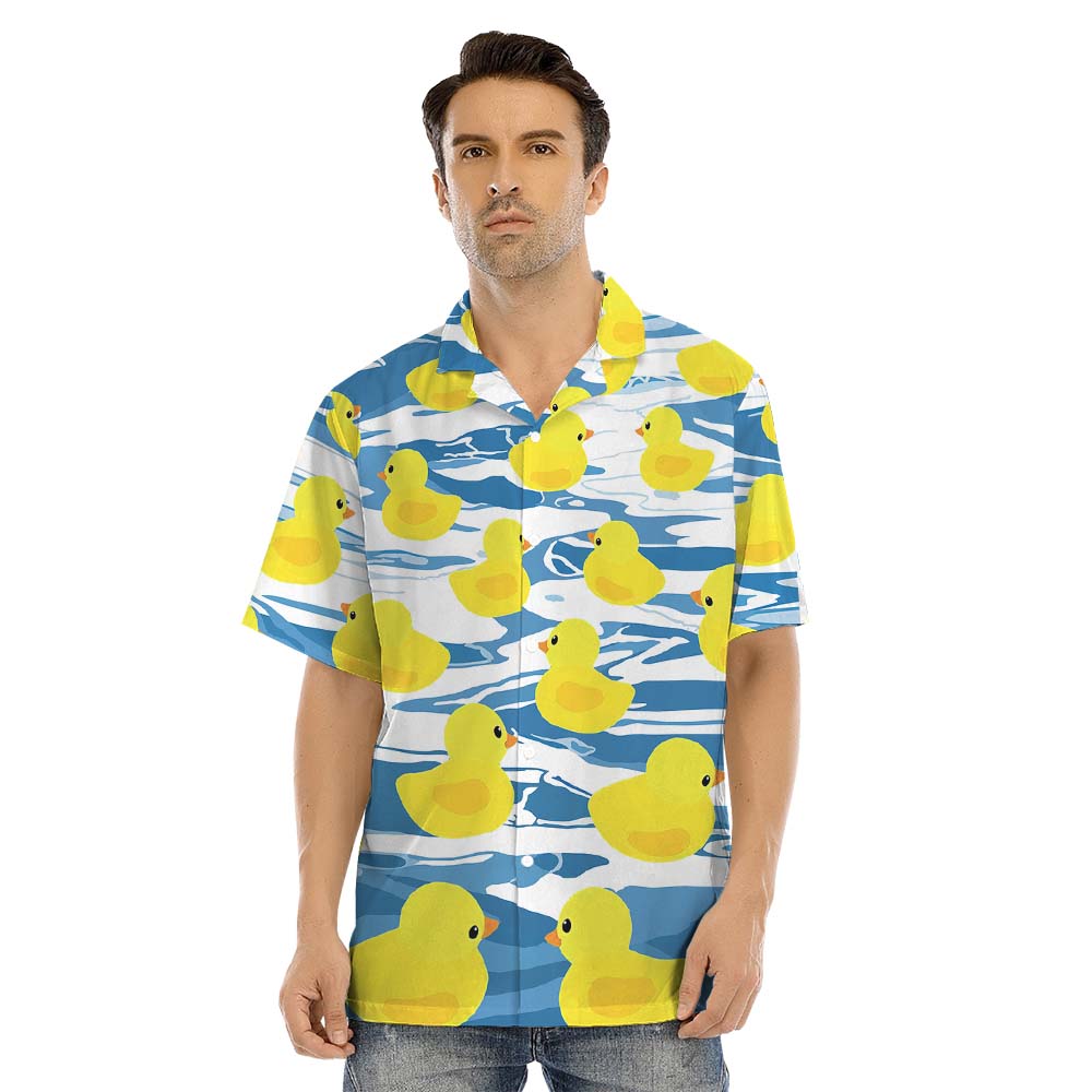 Rubber Duck Matching Couples Hawaiian Outfits