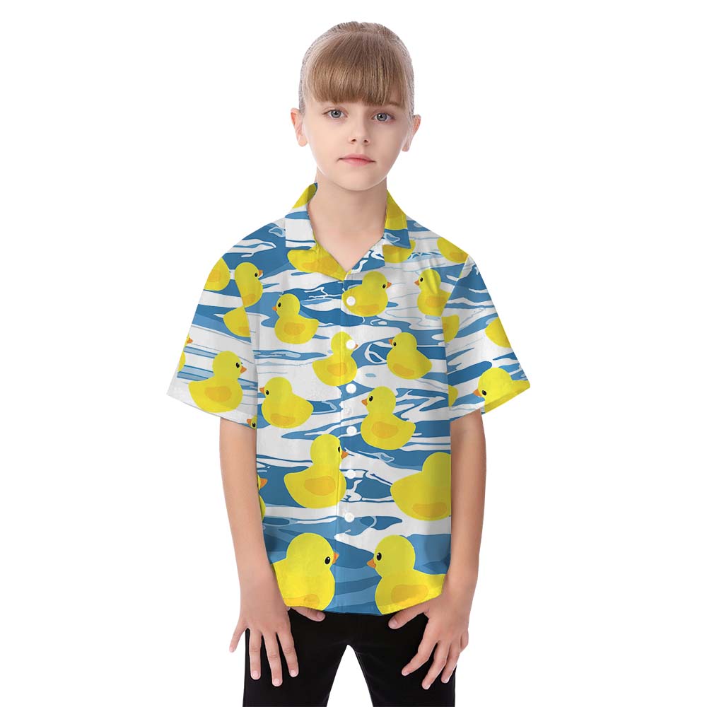 Rubber Duck Matching Couples Hawaiian Outfits