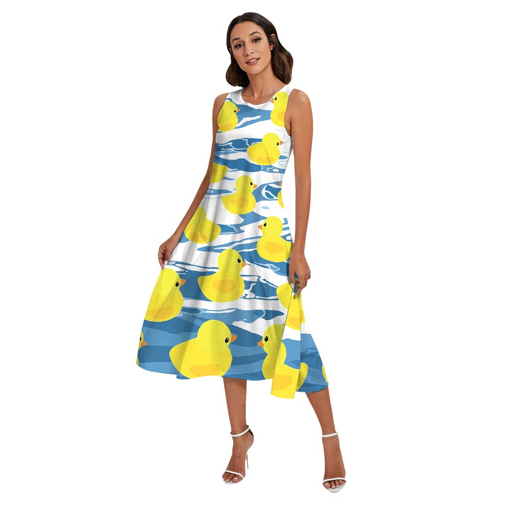 Rubber Duck Matching Couples Hawaiian Outfits
