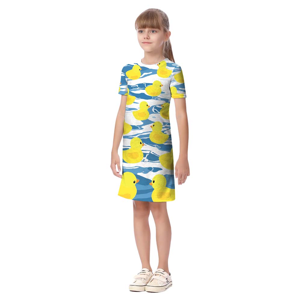Rubber Duck Matching Couples Hawaiian Outfits