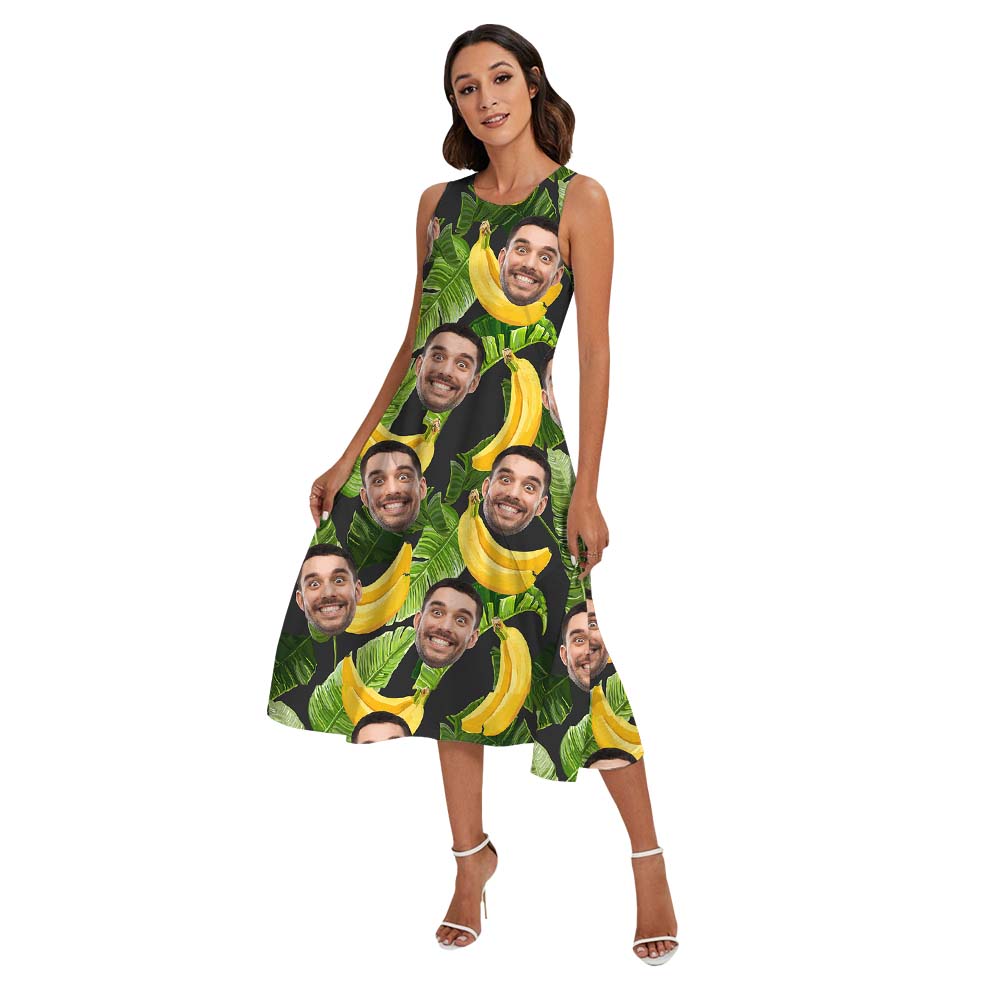 Funny Banana Family Matching Hawaiian Shirt With Faces