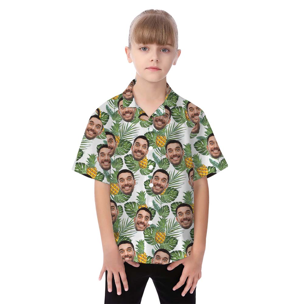 Custom Face Family Matching Hawaiian Clothes