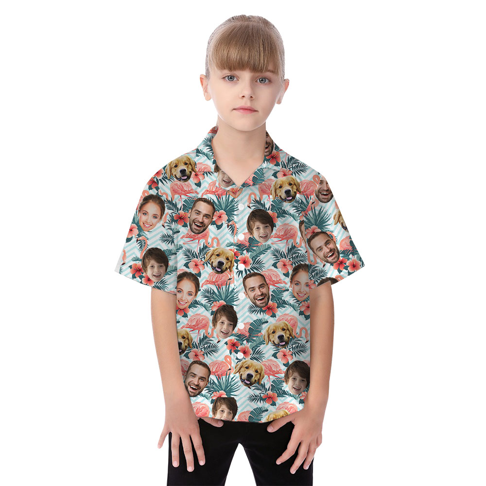 Custom Picture Mens And Womens Matching Hawaiian Shirts