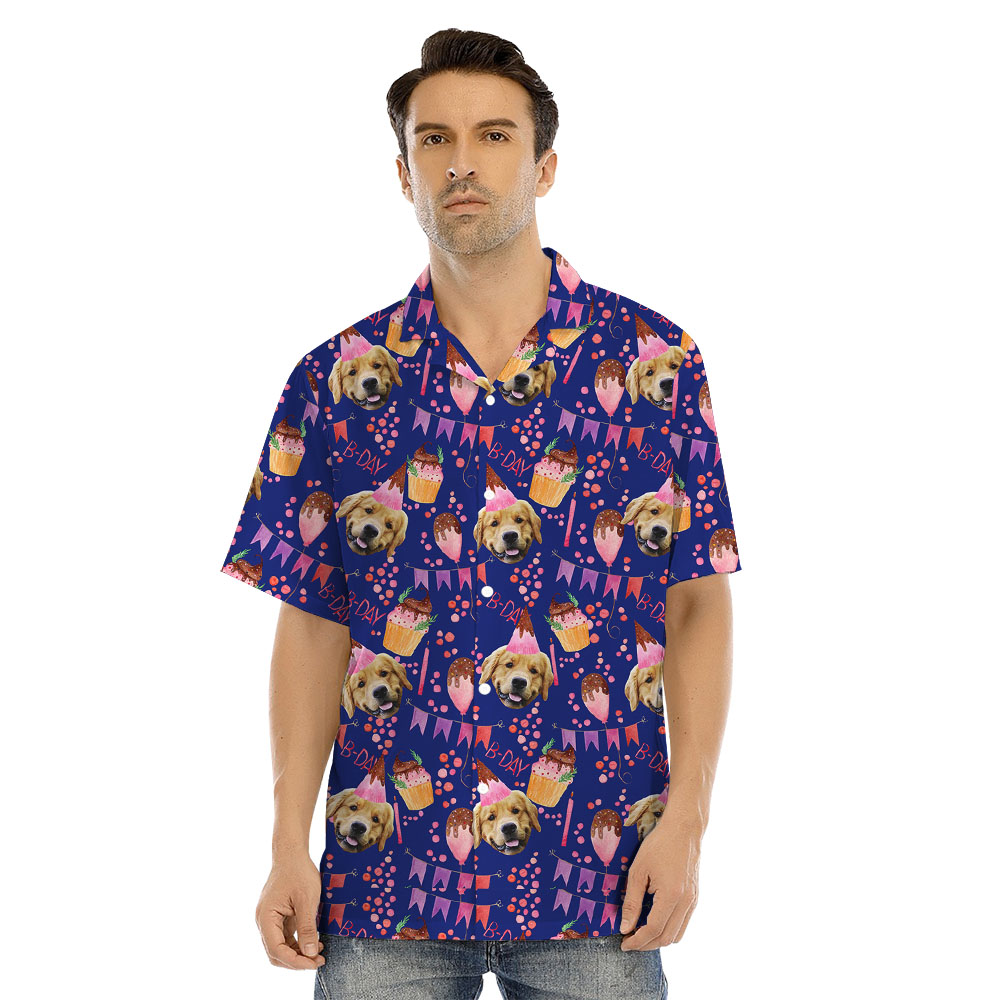 Custom Face Family Matching Hawaiian Birthday Party
