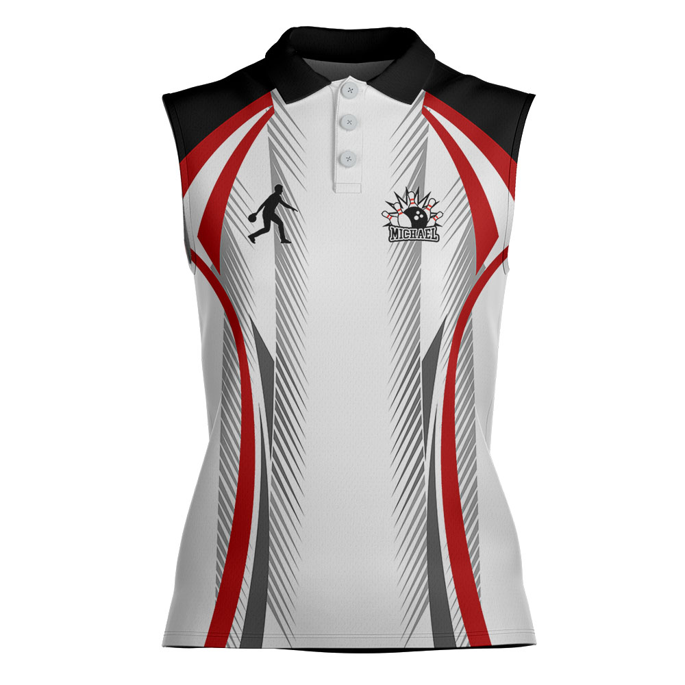 Unique Bowling Women's Sleeveless Top With Names