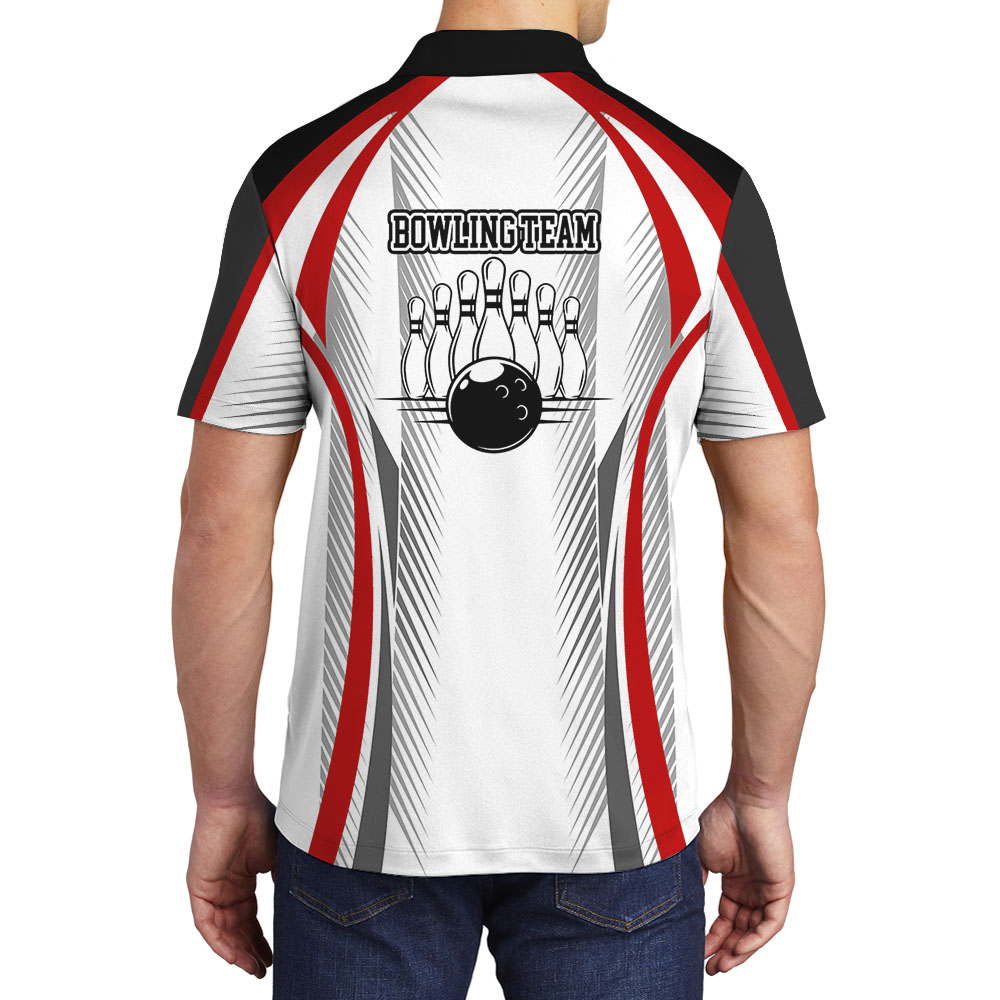 Cool Personalized Name Bowling Men's Polos