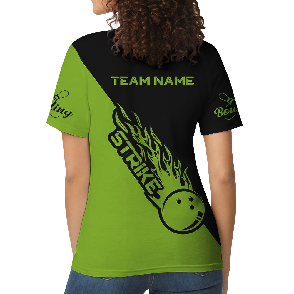 Cool Personalized Bowling Women's Polo Shirt With Name