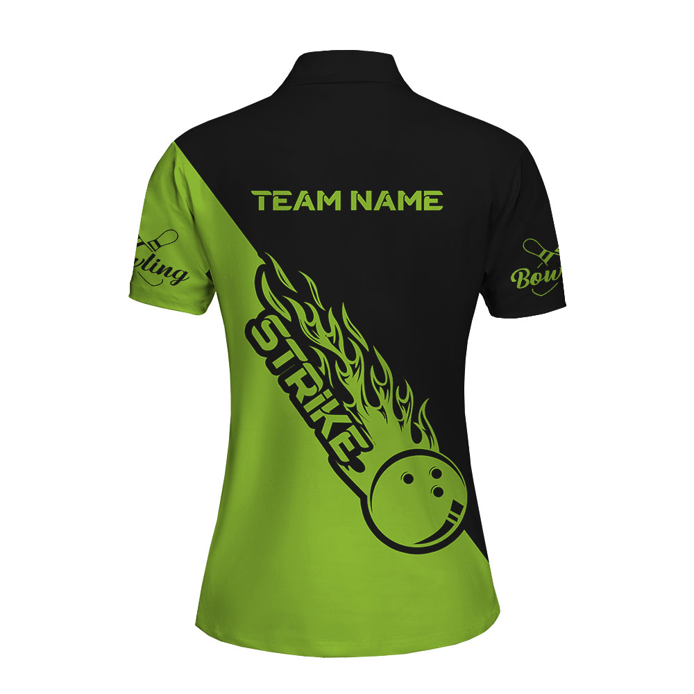 Cool Personalized Bowling Women's Polo Shirt With Name