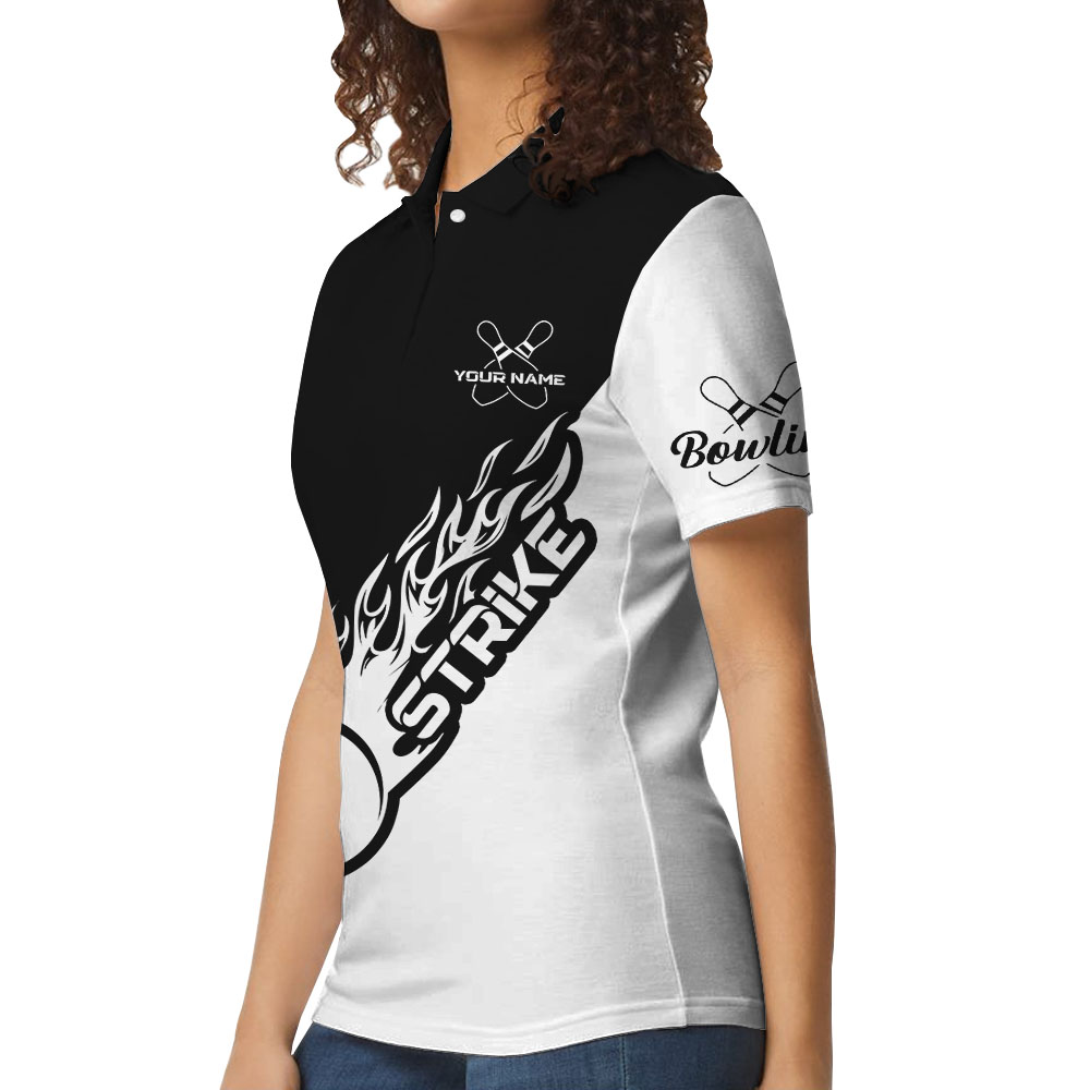 Bowling Team Personalized Polo Shirts For Women