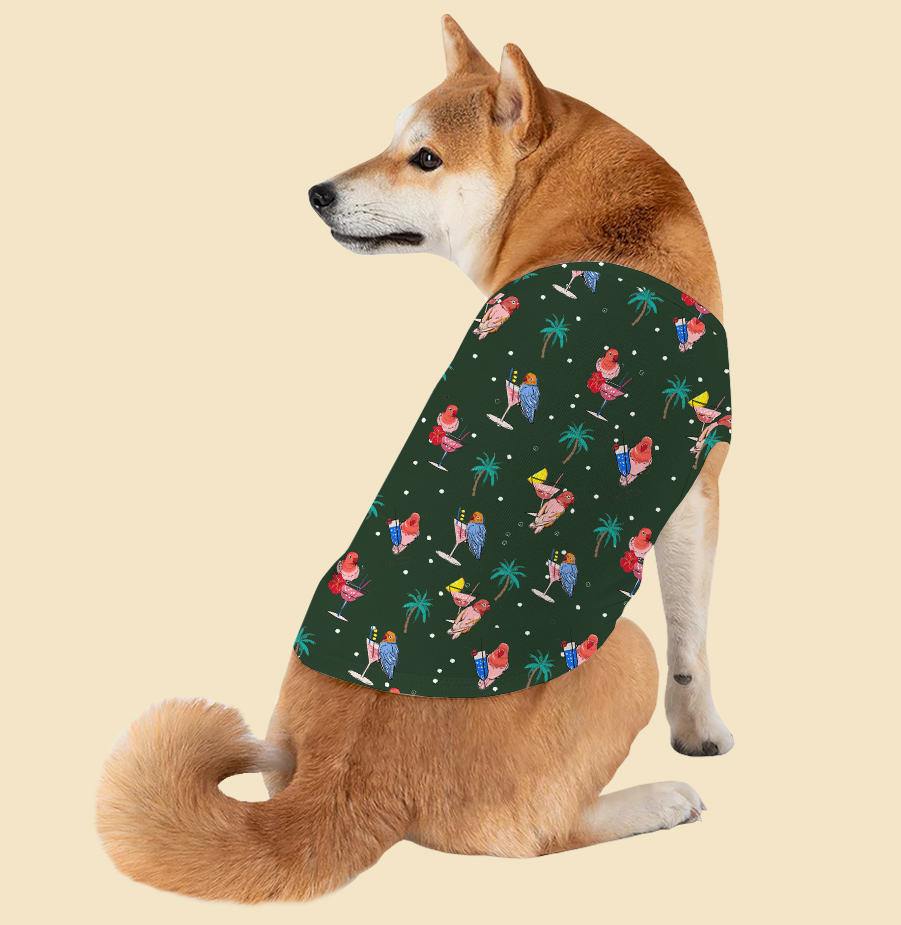 Funny Parrot Cocktails Tropical Matching Family Hawaiian Outfits - variant image 1
