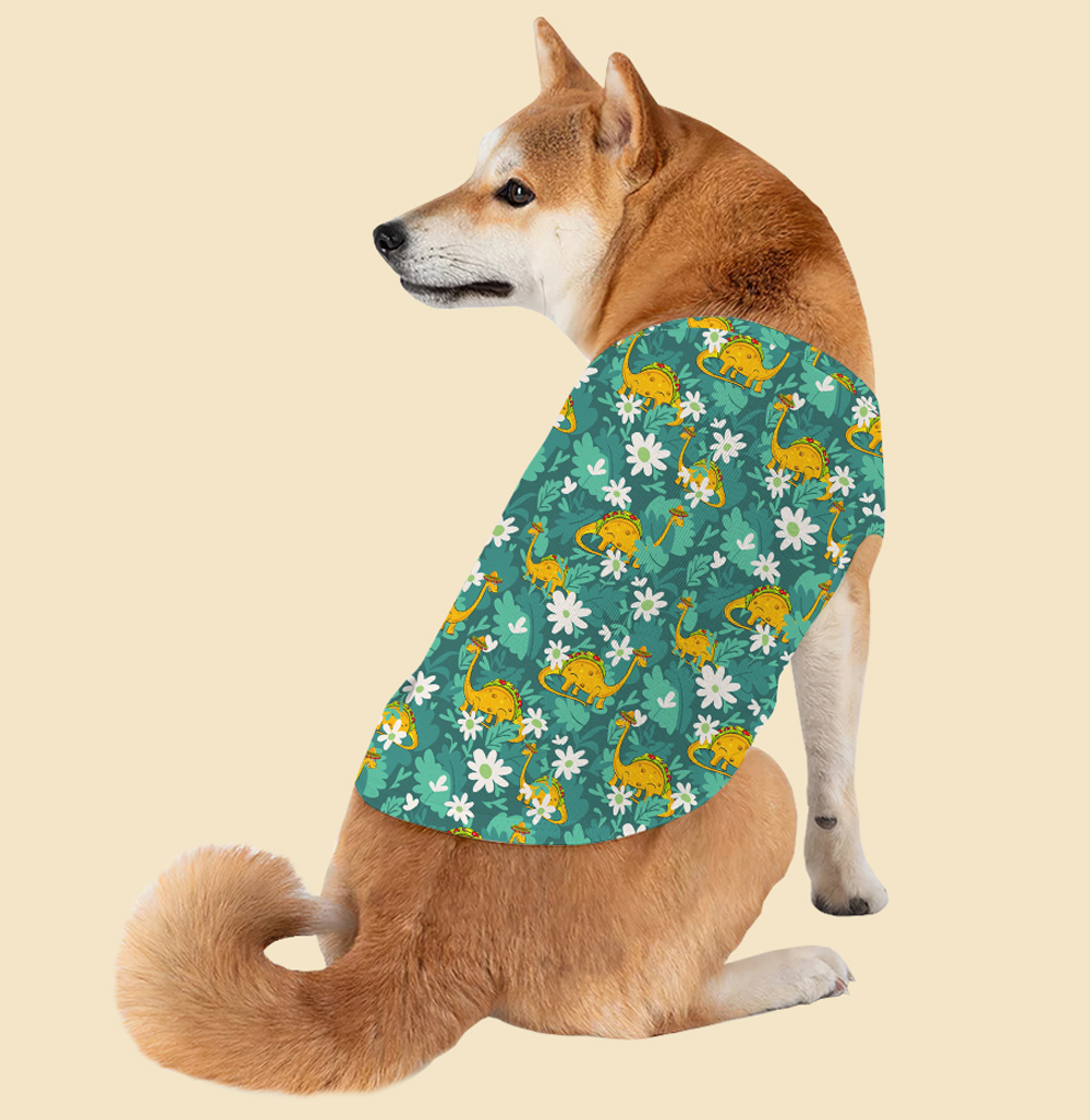 Funny Tacosaurus Floral Matching Family Hawaiian Outfits - variant image 1