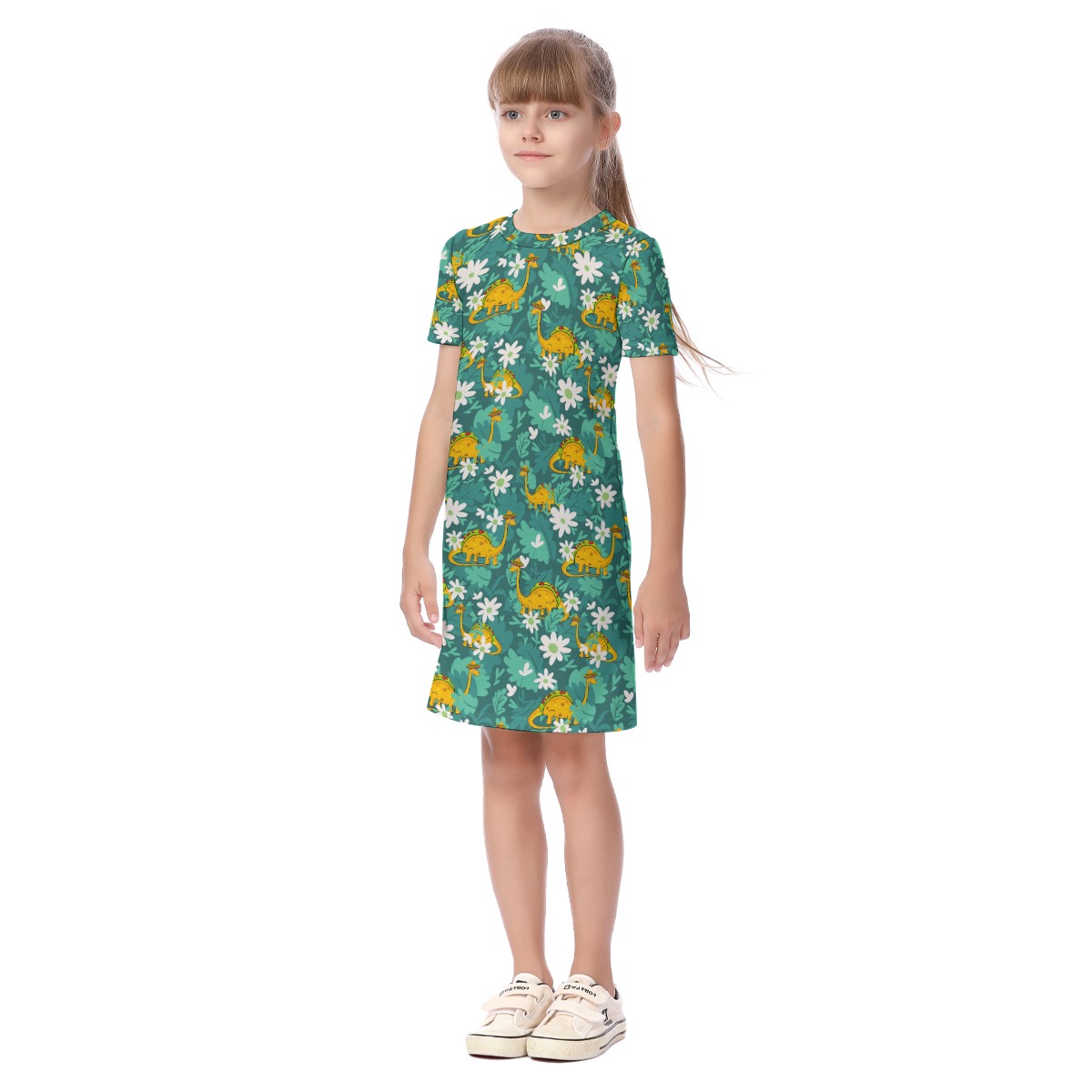 Funny Tacosaurus Floral Matching Family Hawaiian Outfits