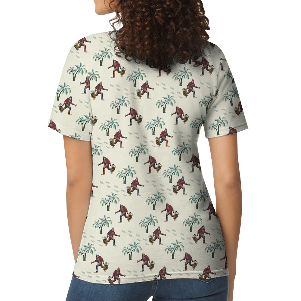 Cool Bigfoot Golf Collared Shirt For Women