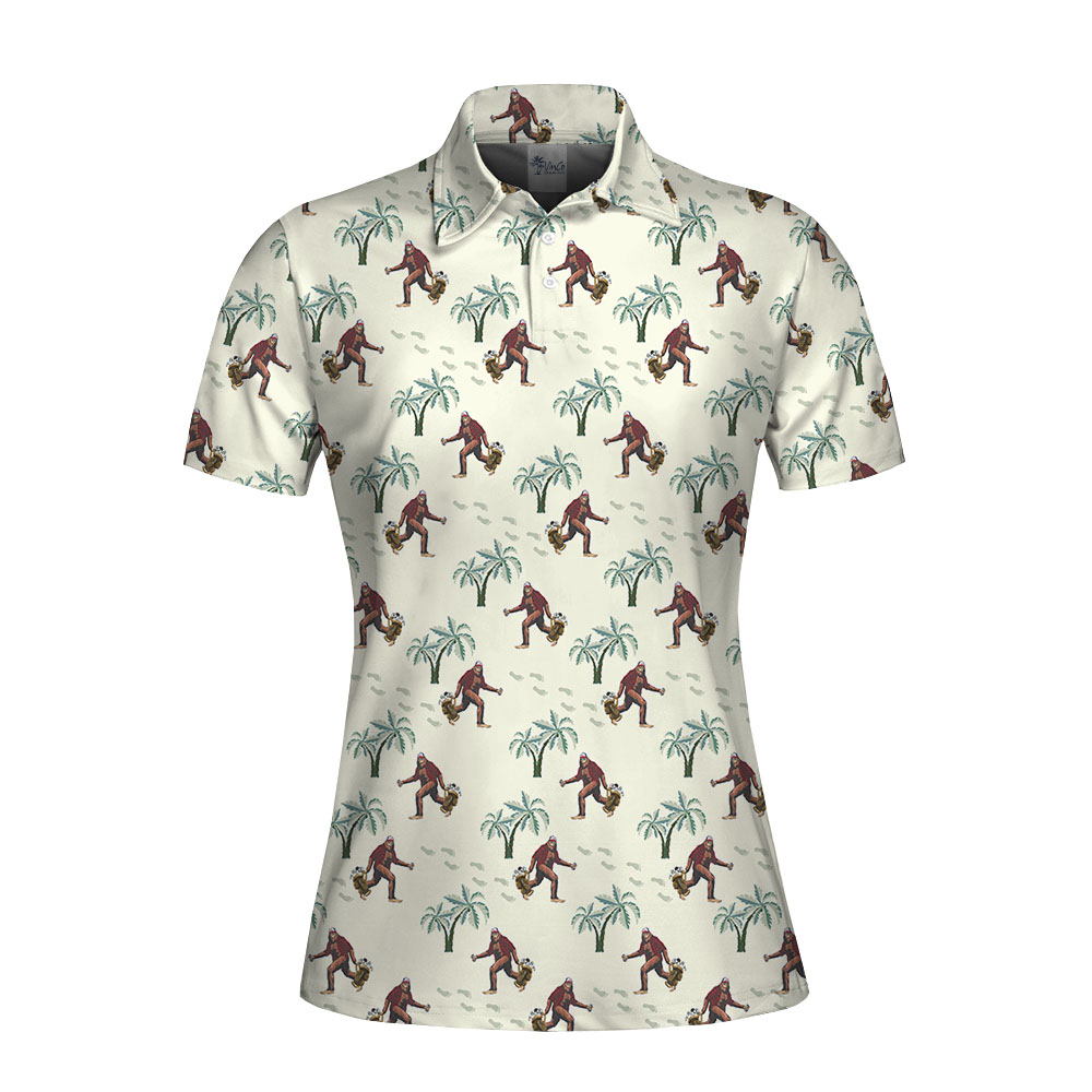 Cool Bigfoot Golf Collared Shirt For Women