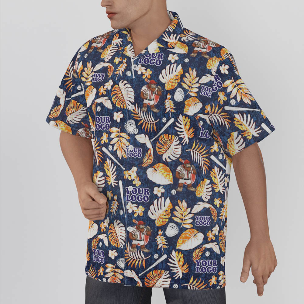 Baseball Team Custom Hawaiian Shirts Logo