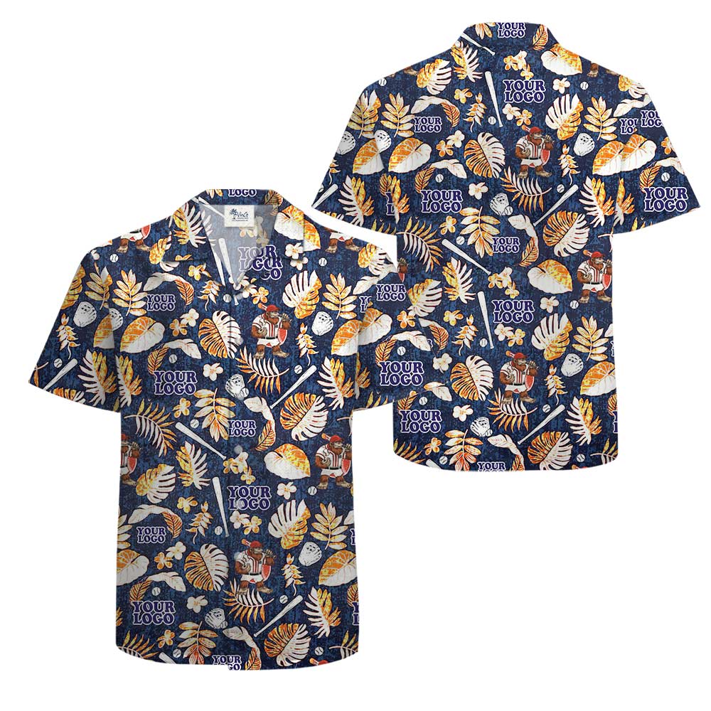 Baseball Team Custom Hawaiian Shirts Logo