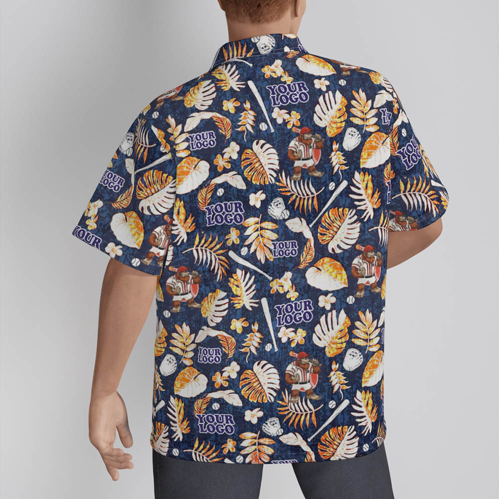 Baseball Team Custom Hawaiian Shirts Logo