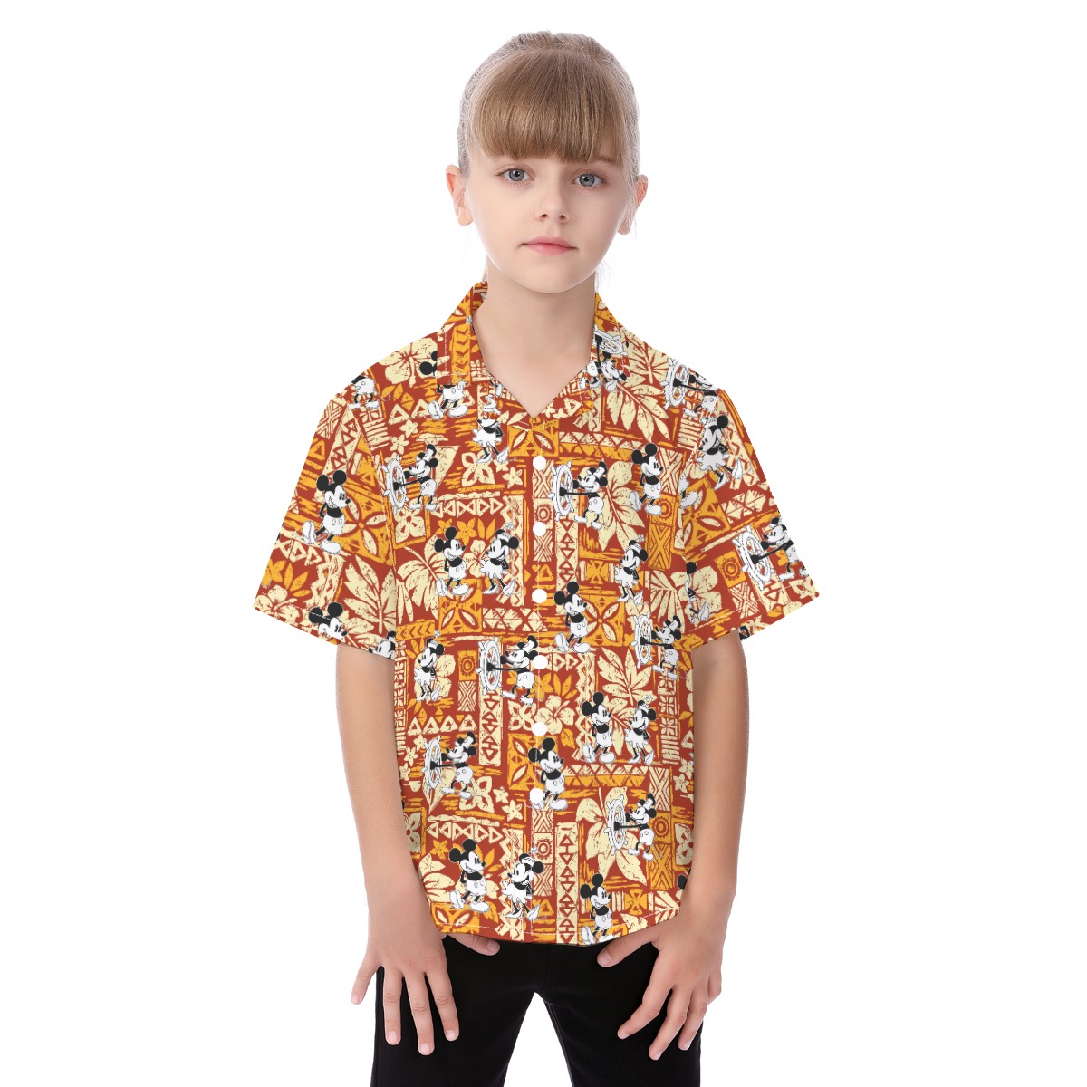Steamboat Willie Mickey Matching Family Aloha Outfits