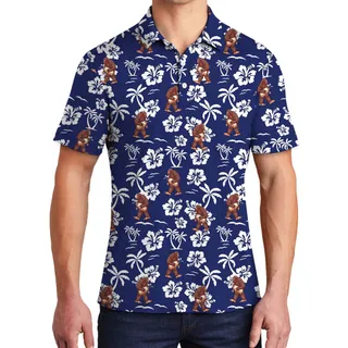 Bigfoot Navy Mens Golf Polo Shirts