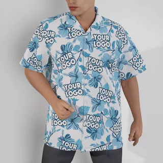 Custom Logo Hawaiian Shirt