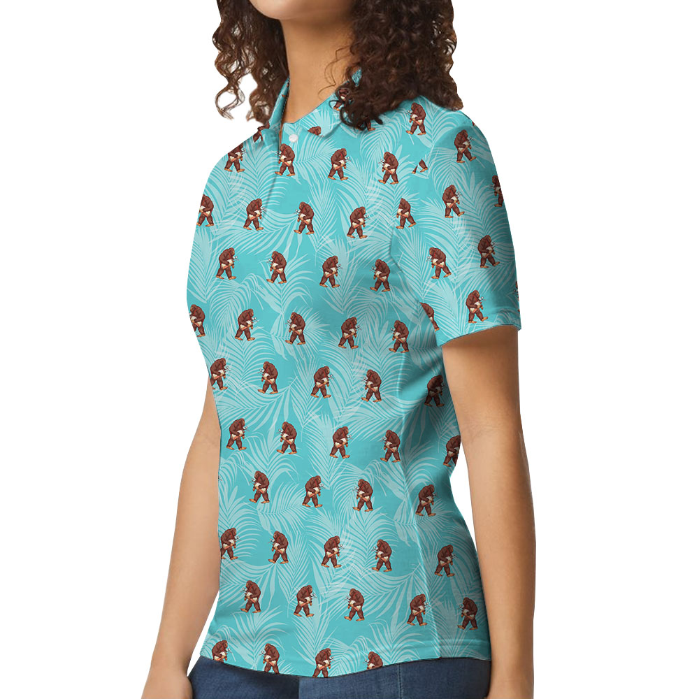 Bigfoot Golf Polo Shirt For Women