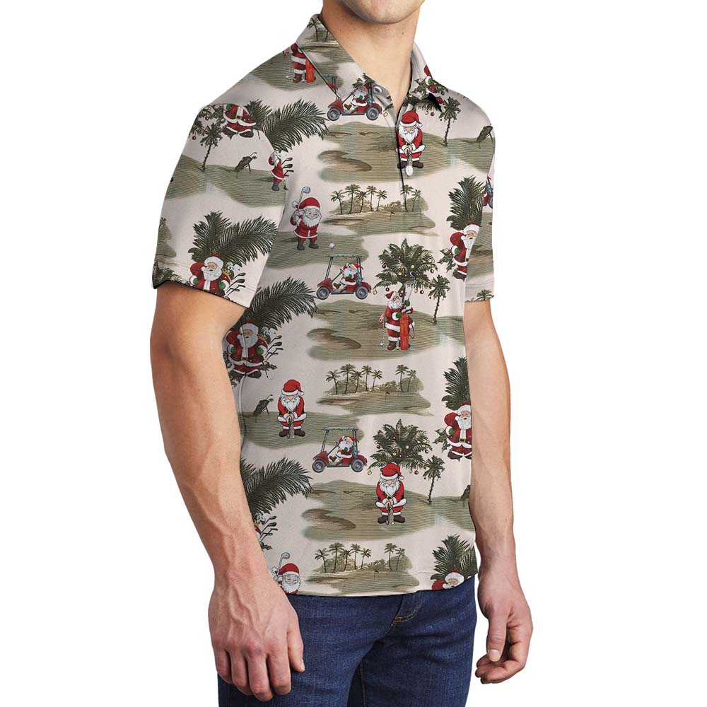 Christmas Golf Polo Shirts For Men