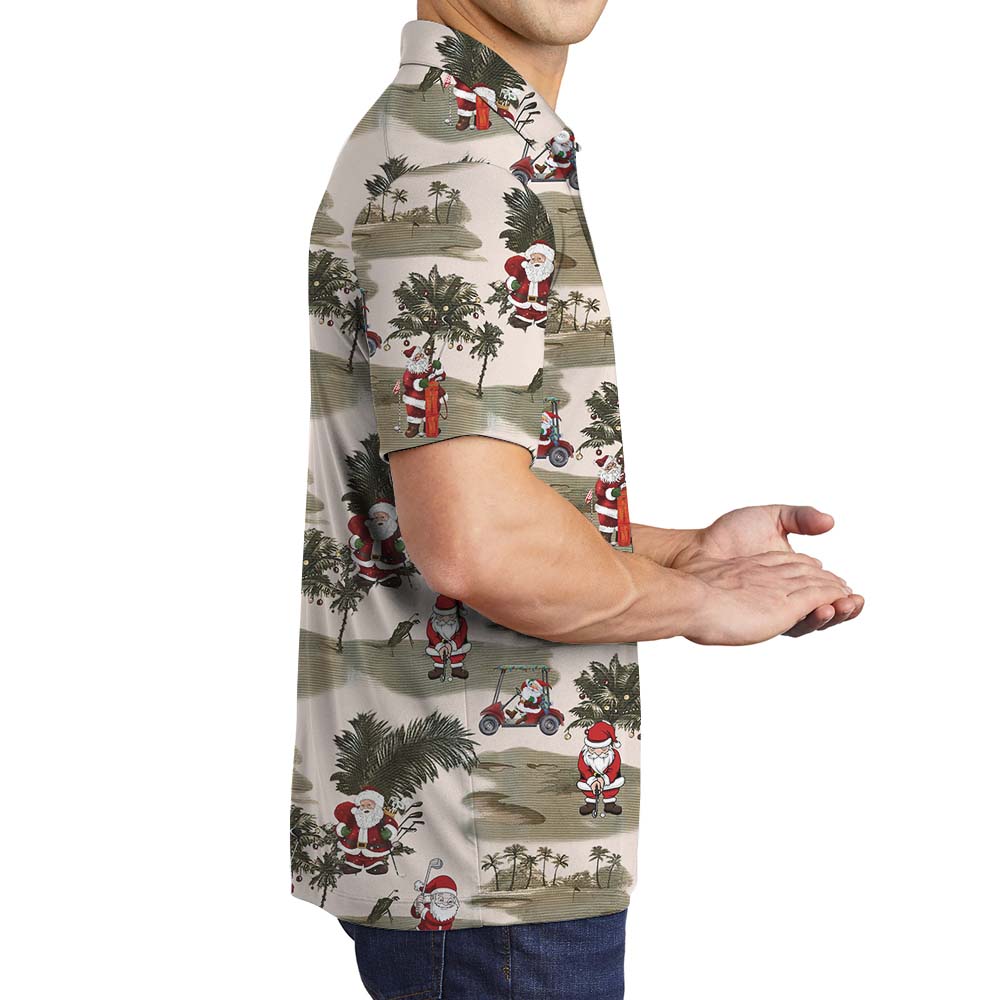 Christmas Golf Polo Shirts For Men