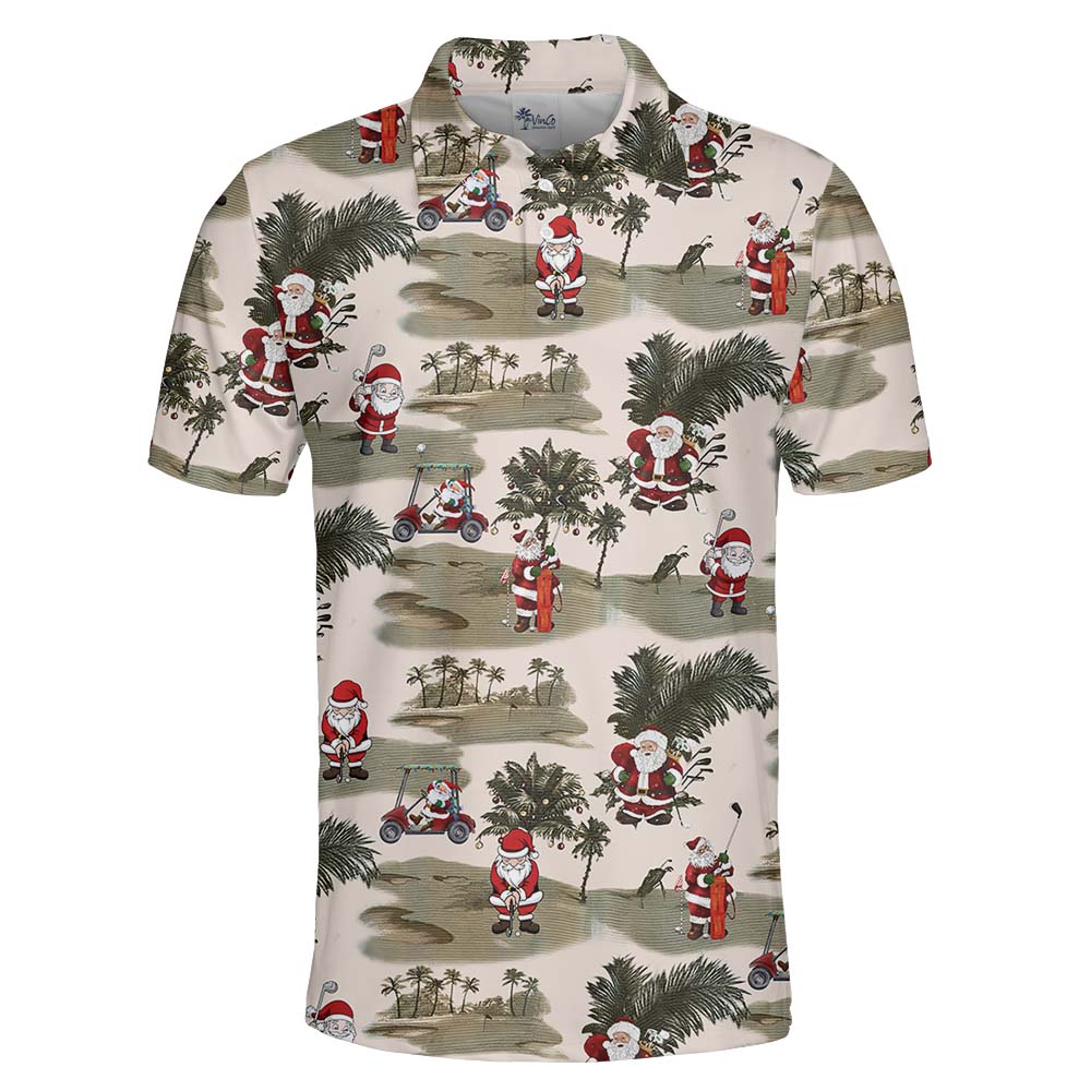 Christmas Golf Polo Shirts For Men
