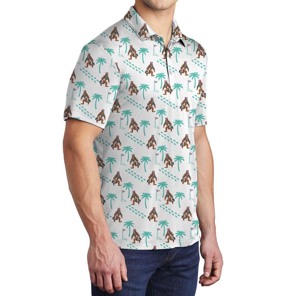Bigfoot Golf Polo With Collar For Men