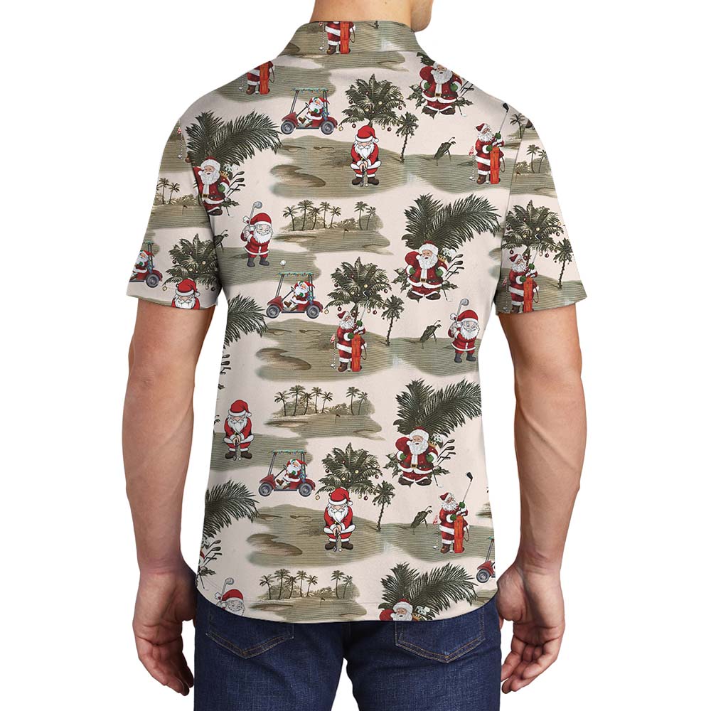Christmas Golf Polo Shirts For Men
