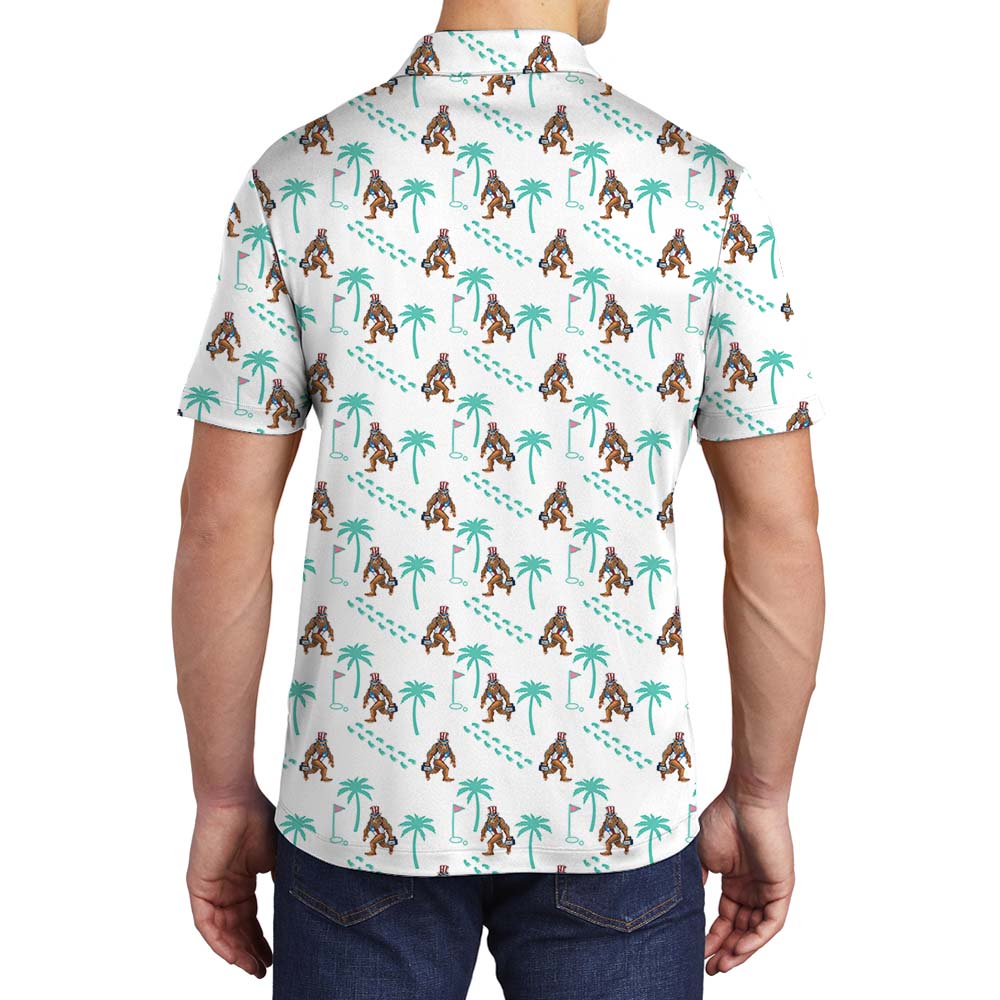 Bigfoot Golf Polo With Collar For Men