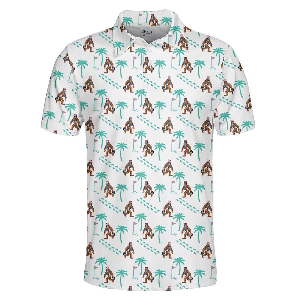 Bigfoot Golf Polo With Collar For Men