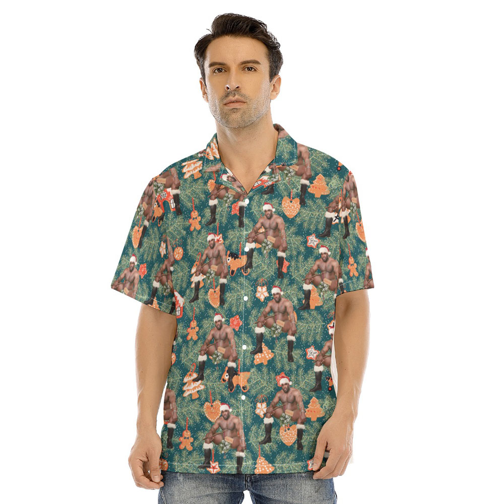 Funny Barry Wood Gingerbread Christmas Hawaiian Shirt - variant image 1