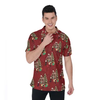 Funny Barry Wood Christmas Gifts Hawaiian Polo Golf Shirt