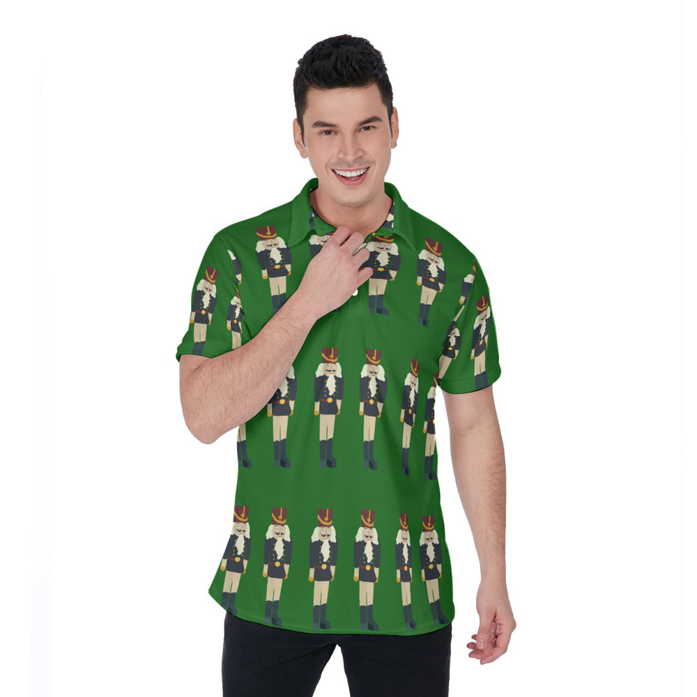 Christmas Nutcracker Green Aloha Shirt - variant image 1