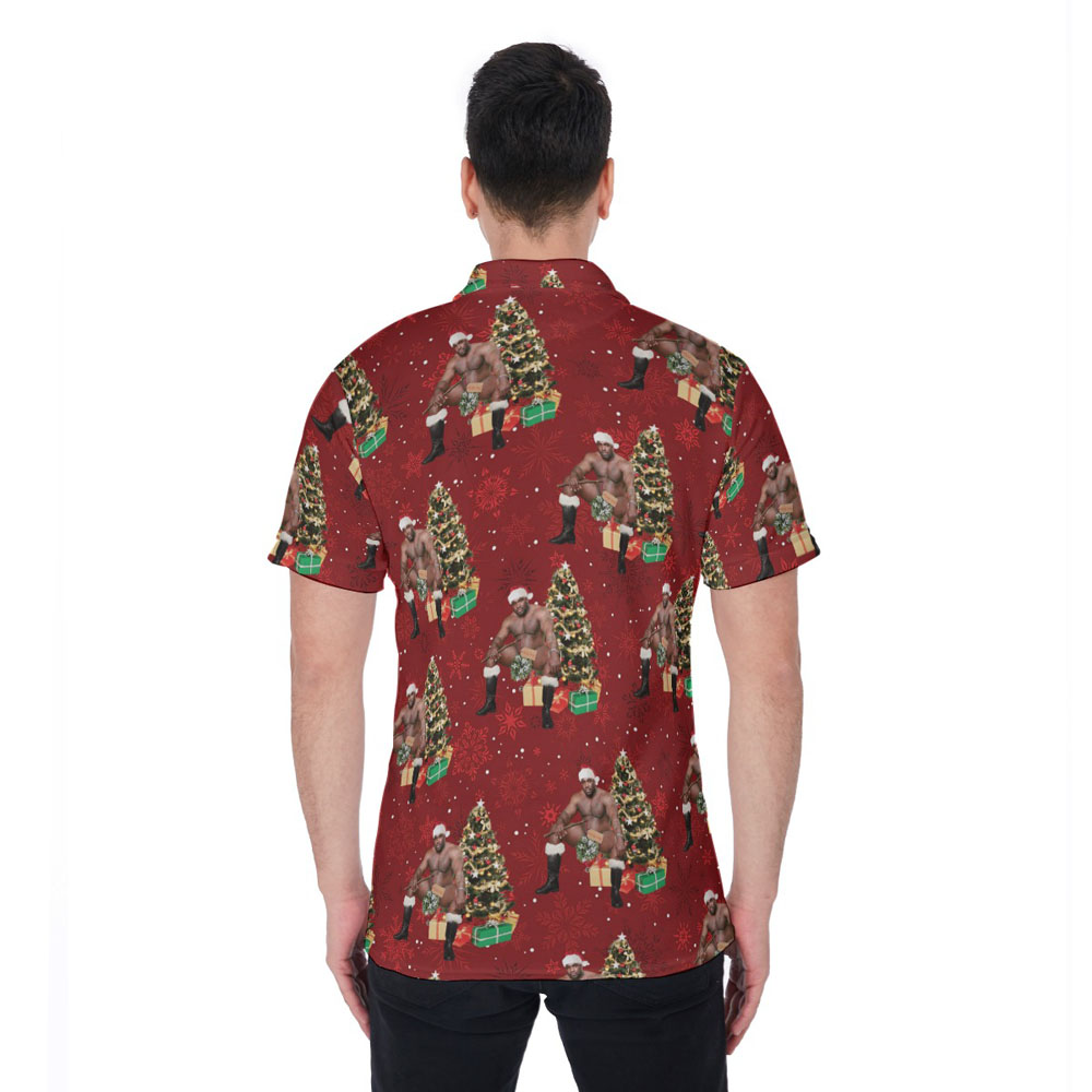 Funny Barry Wood Christmas Gifts Hawaiian Polo Golf Shirt