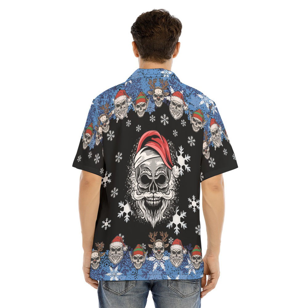 Cool Christmas Skull Hawaiian Shirt