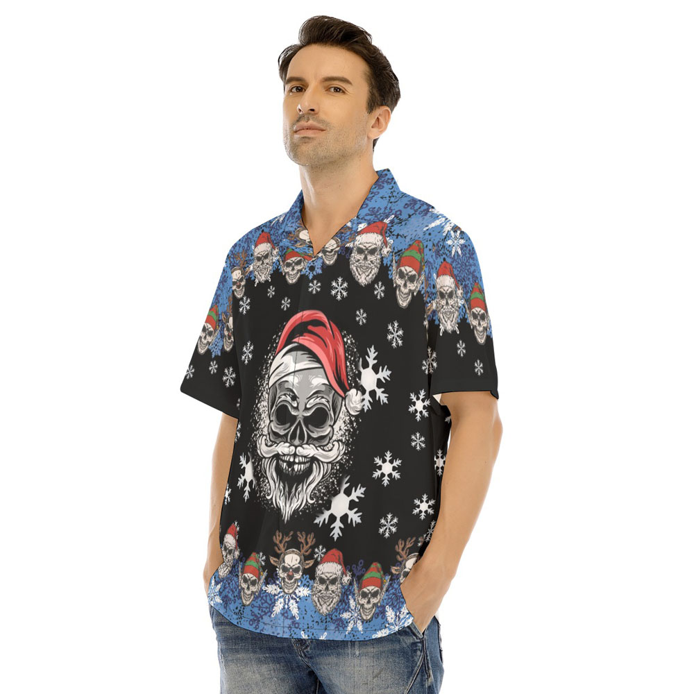 Cool Christmas Skull Hawaiian Shirt