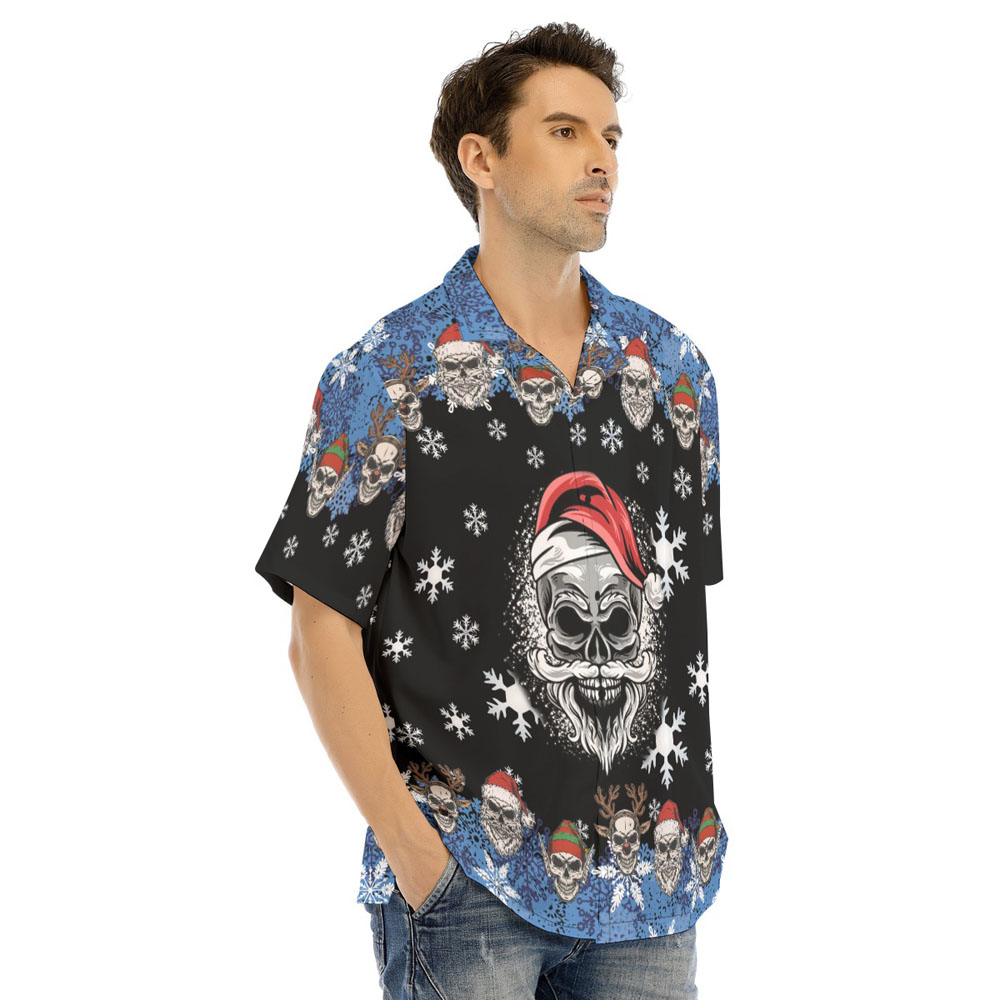 Cool Christmas Skull Hawaiian Shirt