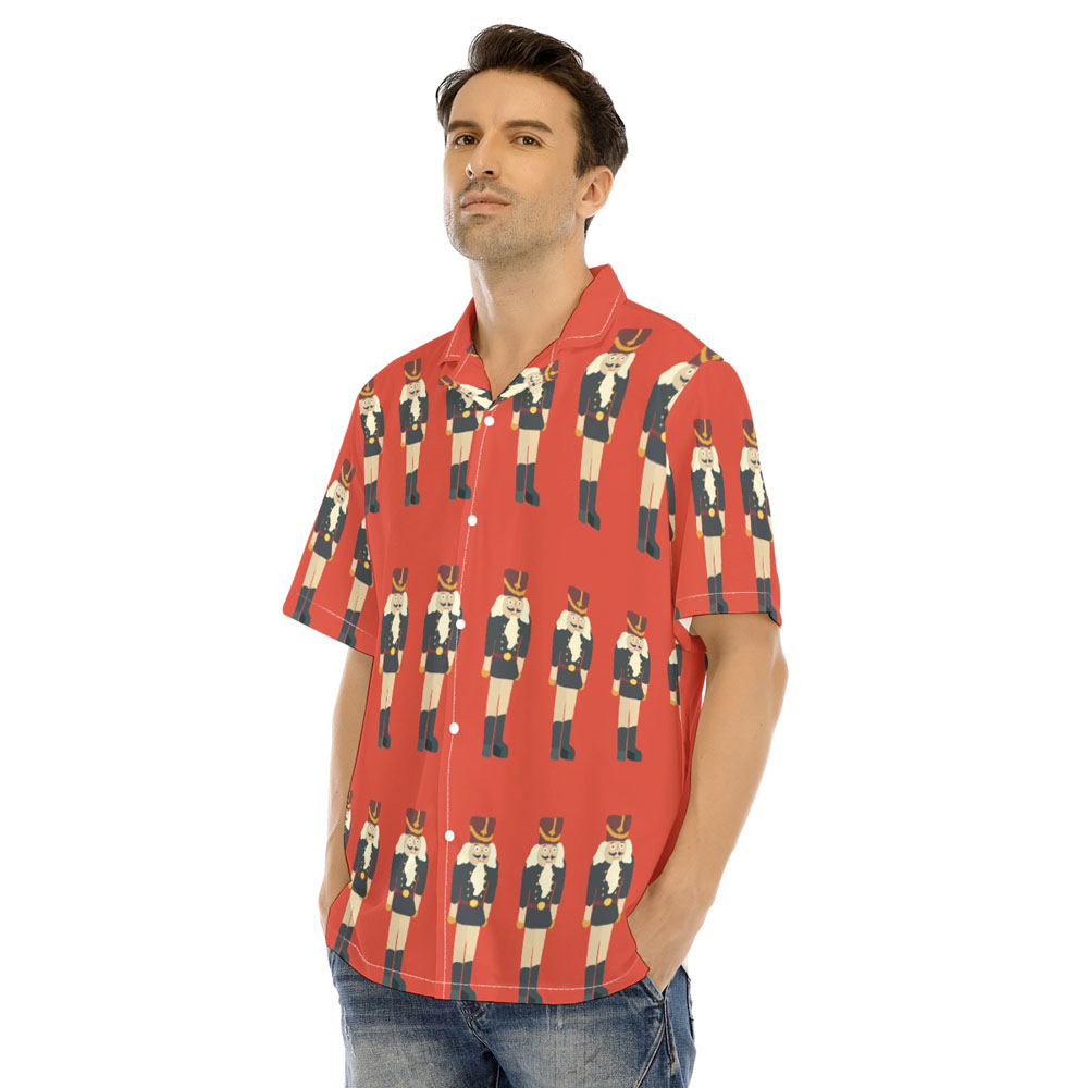 Christmas Nutcracker Red Hawaiian Shirt