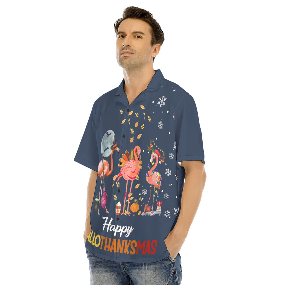 Flamingo Holliday Hawaiian Shirt