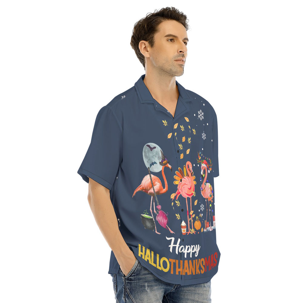 Flamingo Holliday Hawaiian Shirt