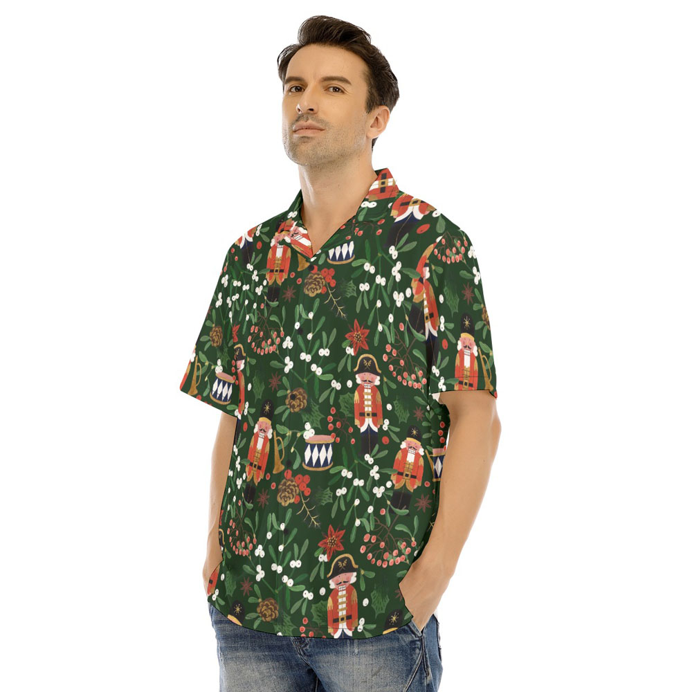 Tropical Christmas Nutcracker Hawaiian Shirt