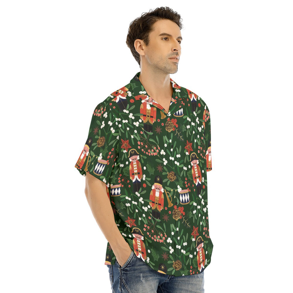 Tropical Christmas Nutcracker Hawaiian Shirt