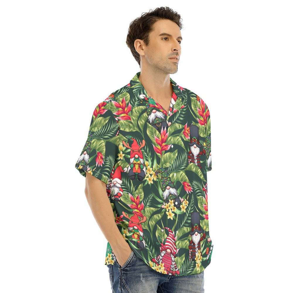 Christmas Gnomes Tropical Hawaiian Shirt