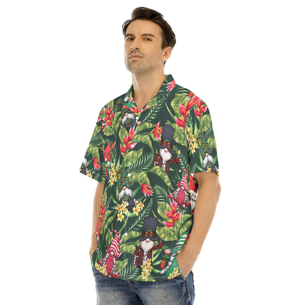 Christmas Gnomes Tropical Hawaiian Shirt