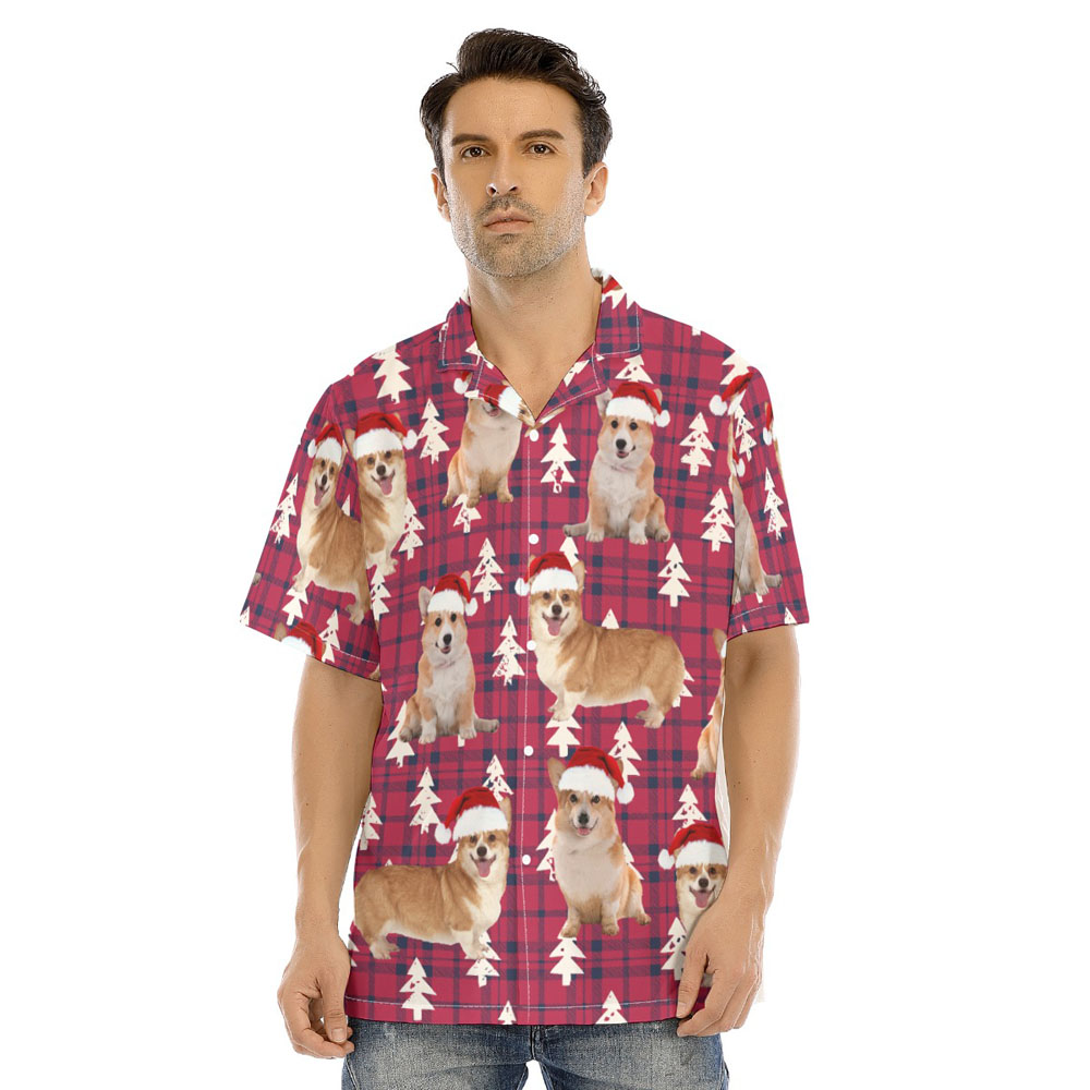 Cute Corgi Christmas Classic Holiday Hawaiian Shirt - variant image 1